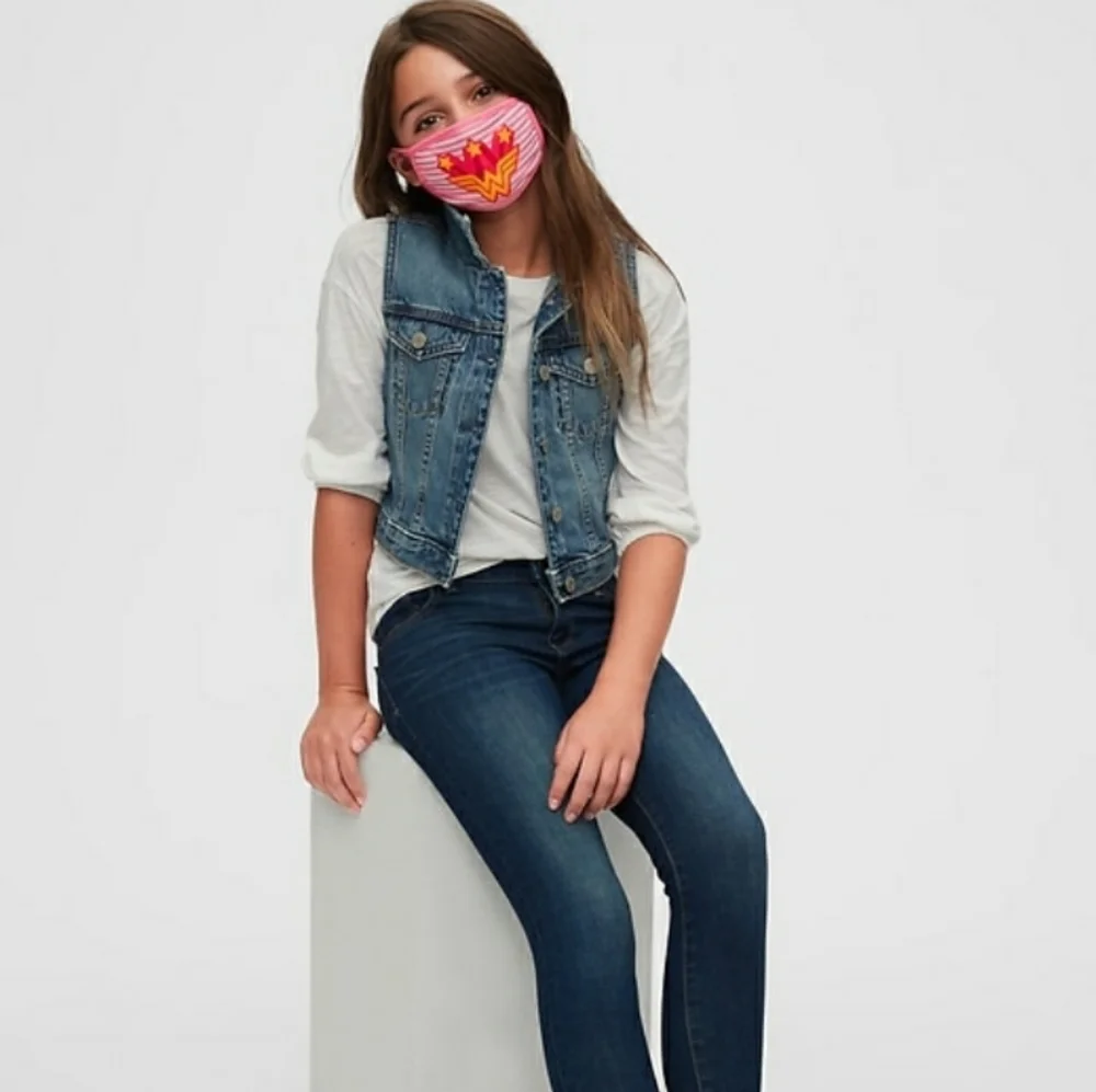 COPY - Kids Wonder Woman Face Mask (3-Pack)